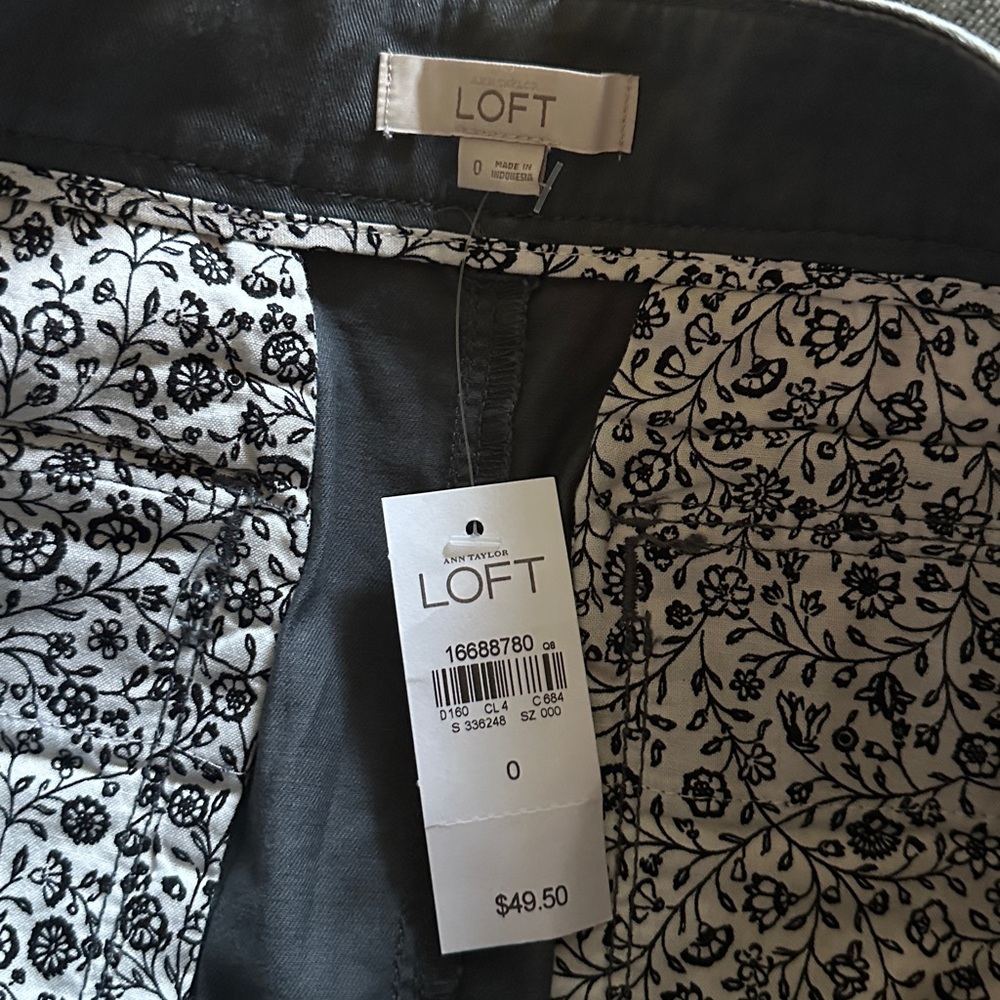 NEW Loft Gray/Tan Women's Straight Skirt - Picture 4 of 10